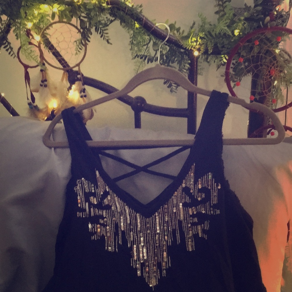 Free people high low halter tunic